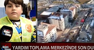 SİNOP'TA YARDIM TOPLAMA MERKEZİNDE SON DURUM