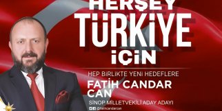 Fatih Candar Can 27. Dönem AK Parti Sinop Milletvekili Aday Adayı